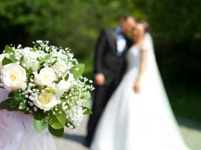 Brautpaar bei einer Hochzeit in Liedberg