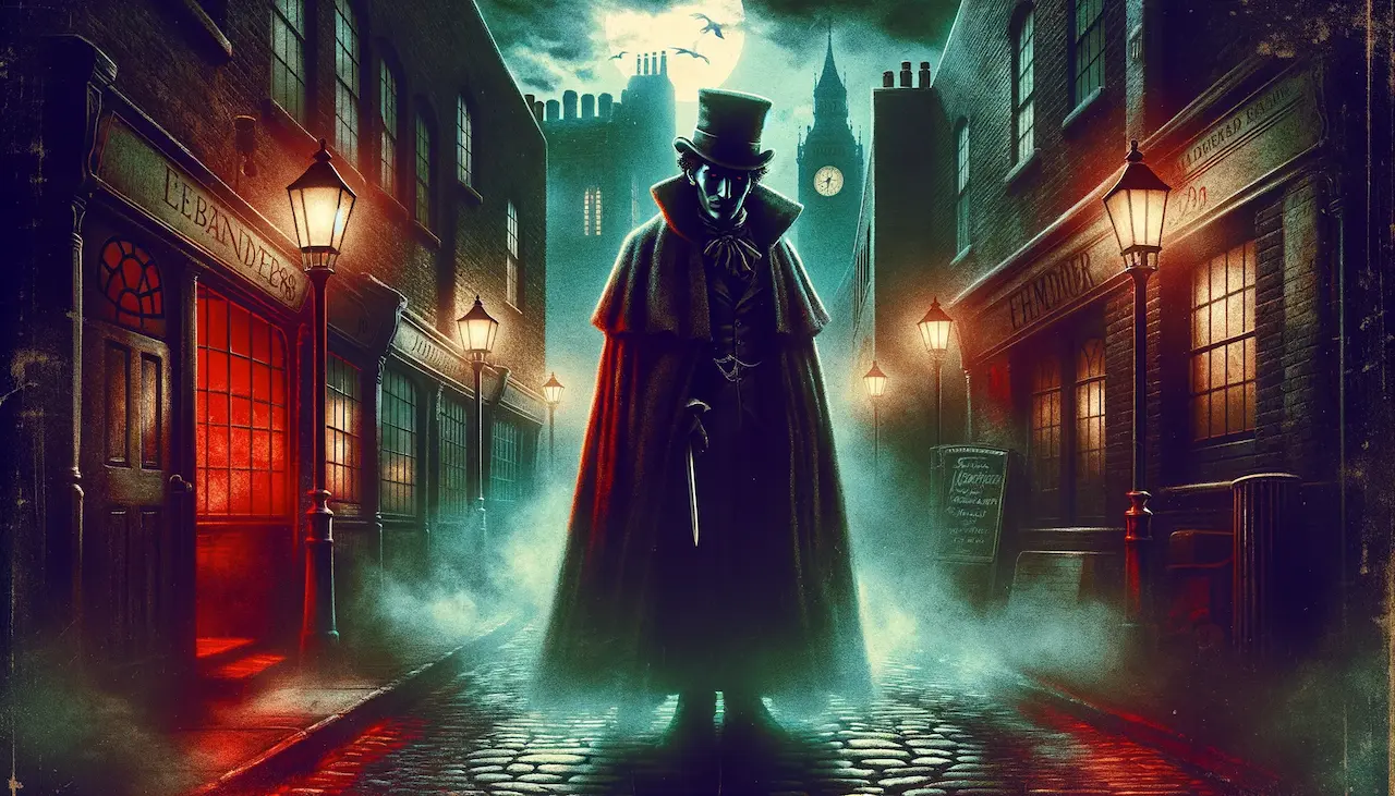 Offizielles Motiv zur Grusel-Dinner-Show Jack the Ripper